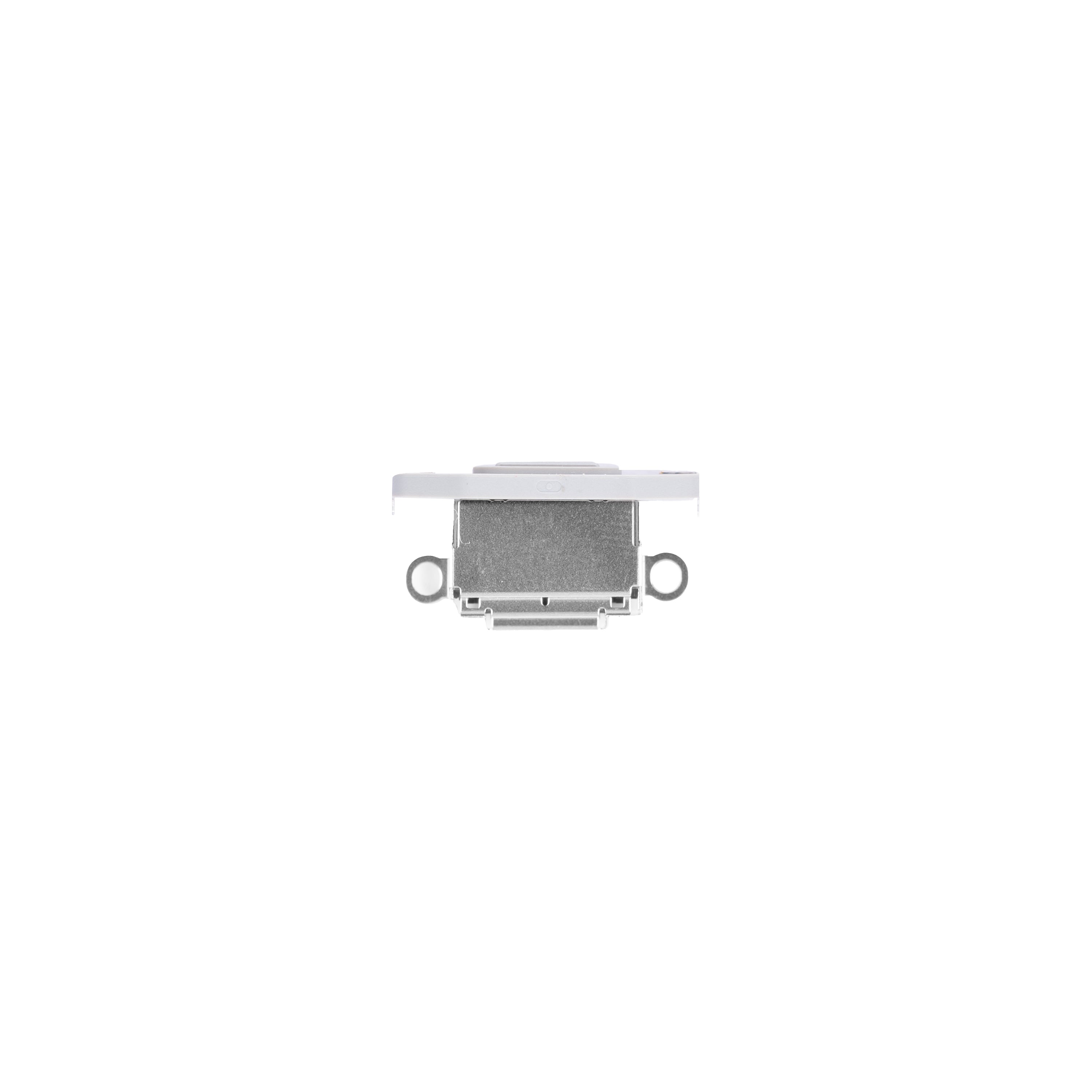 For Apple iPhone 15 Pro, 15 Pro Max Porta de carregamento do sistema Titânio branco puxado