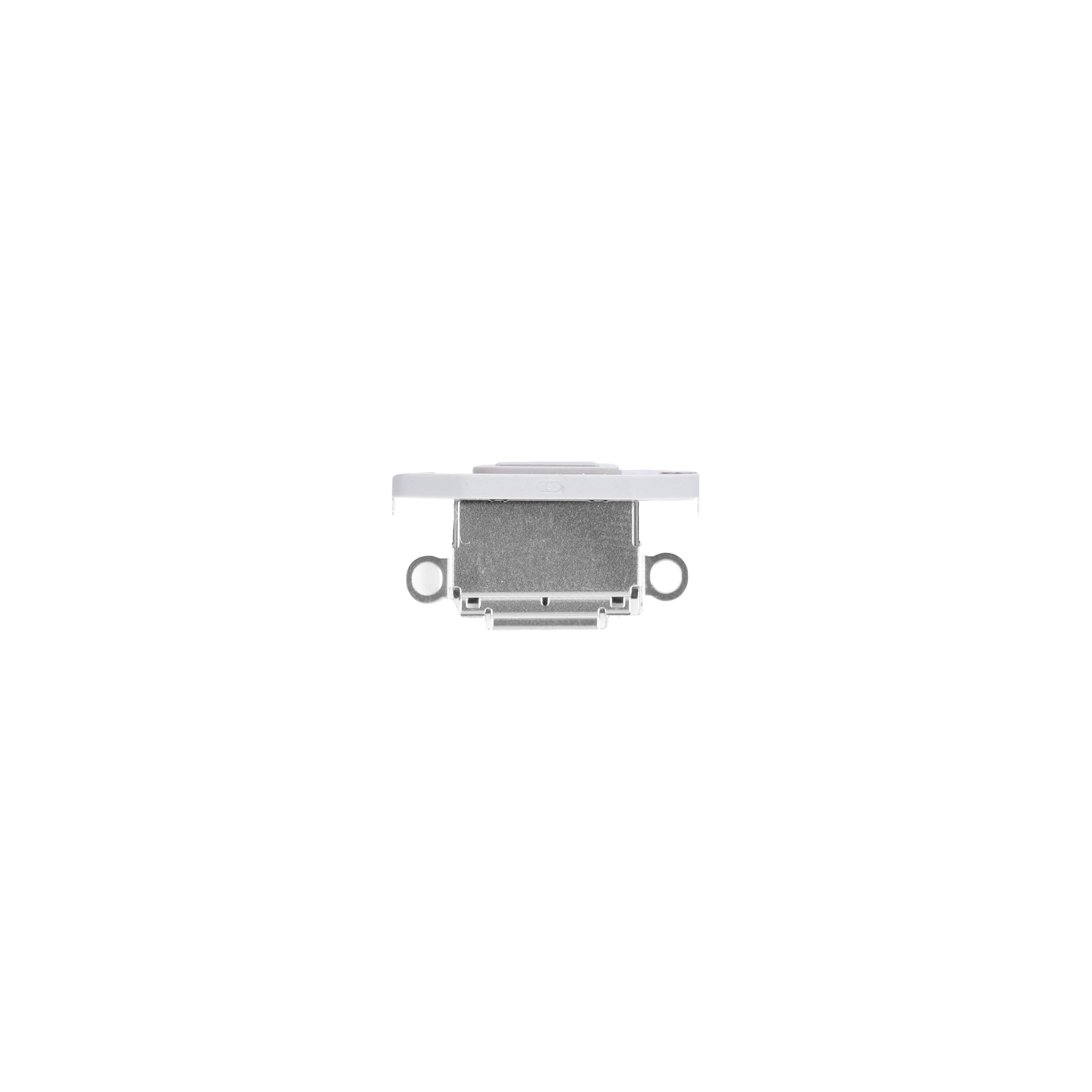 For Apple iPhone 15 Pro, 15 Pro Max Porta de carregamento do sistema Titânio branco puxado