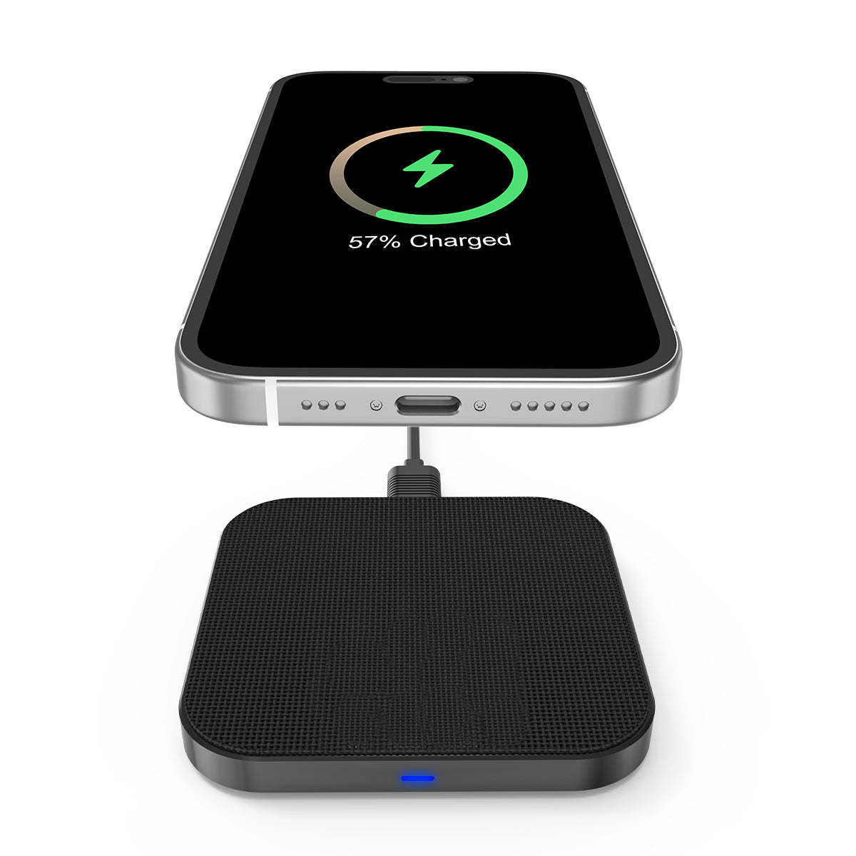 Base de carregamento sem fios Rixus RXWC25 Boost 15W Preto