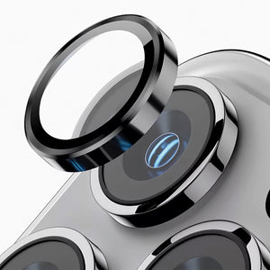Rixus Metal Shield Vidro temperado For Apple câmara For Apple iPhone 11 Vermelho