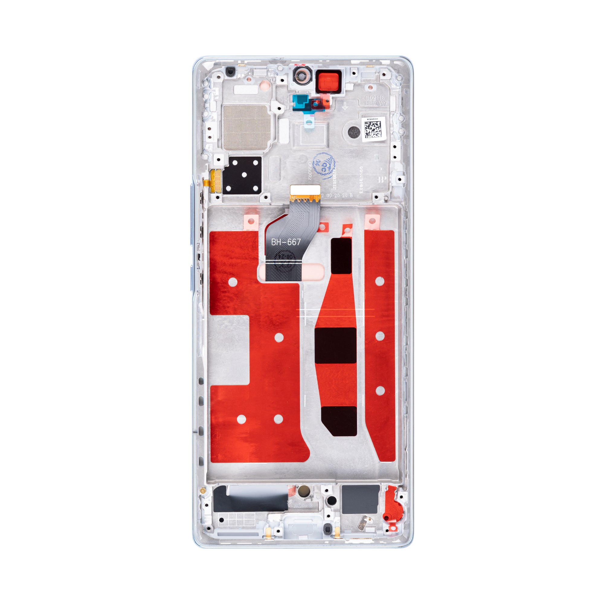 Ecrã e digitalizador Honor 70 com moldura Icelandic Frost OEM