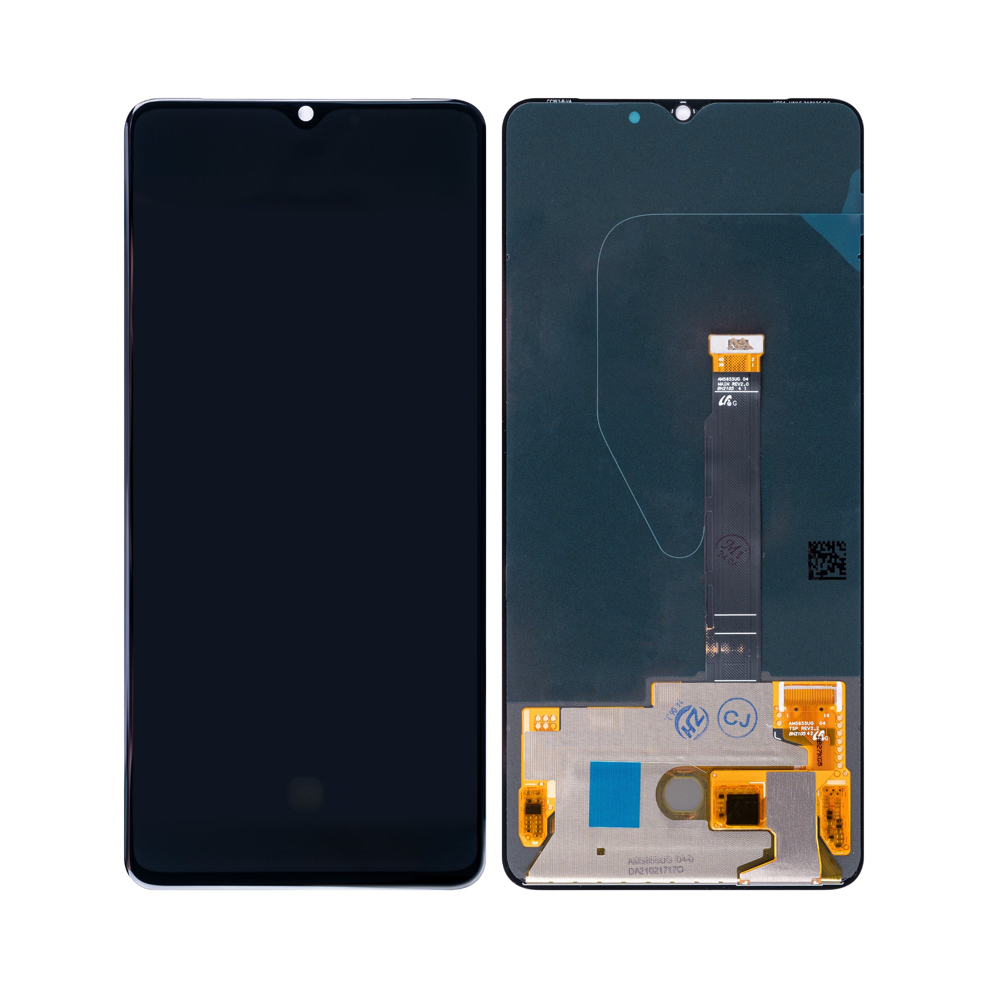 Realme X2 Pro Ecrã e digitalizador sem moldura Preto OEM