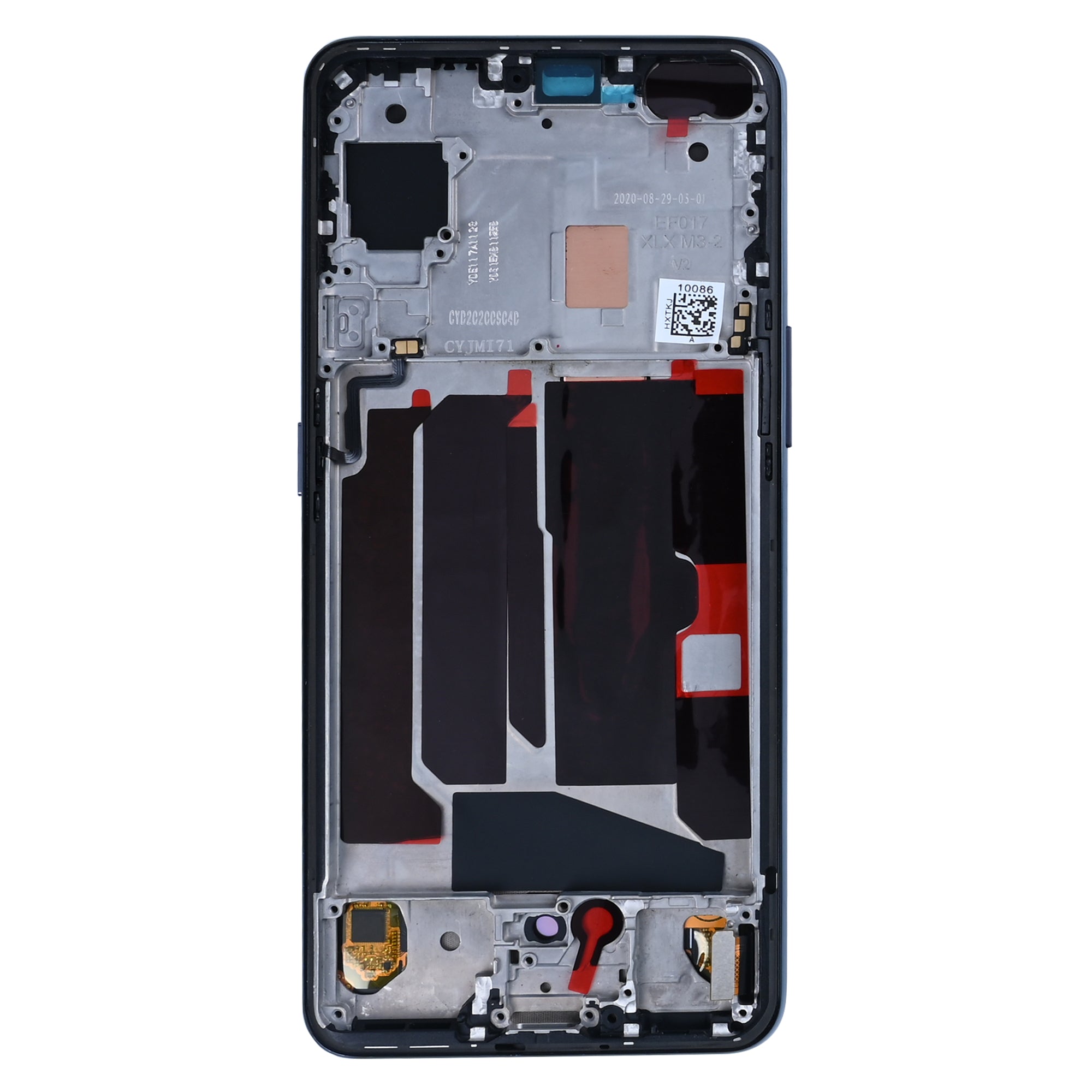 Ecrã e digitalizador OnePlus Nord com moldura preta OEM