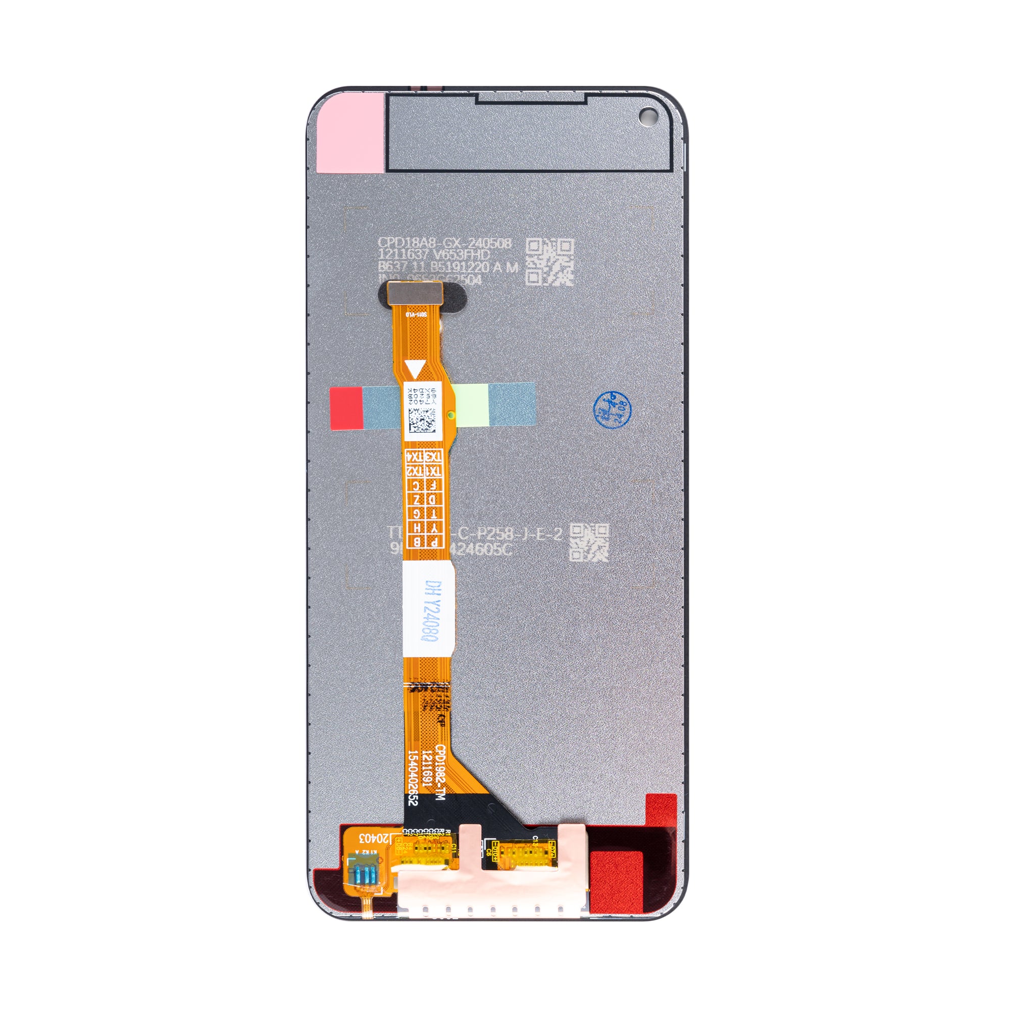 Ecrã e digitalizador Vivo Y70s sem moldura, preto, OEM