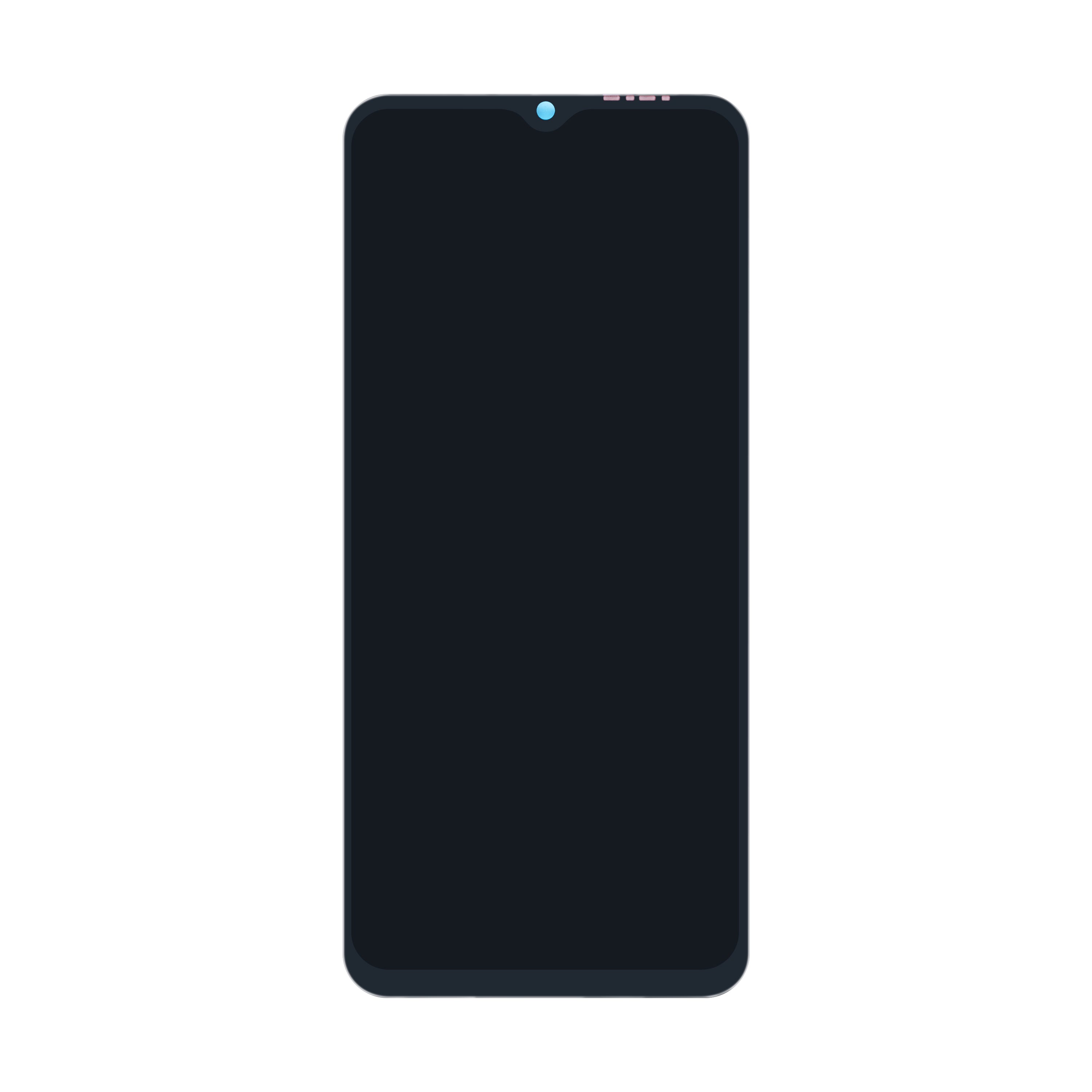 Ecrã e digitalizador Vivo Y31 sem moldura, preto, OEM