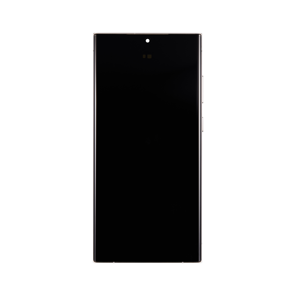 Samsung Galaxy S23 Ultra S918B Ecrã e digitalizador com moldura creme pré-montado