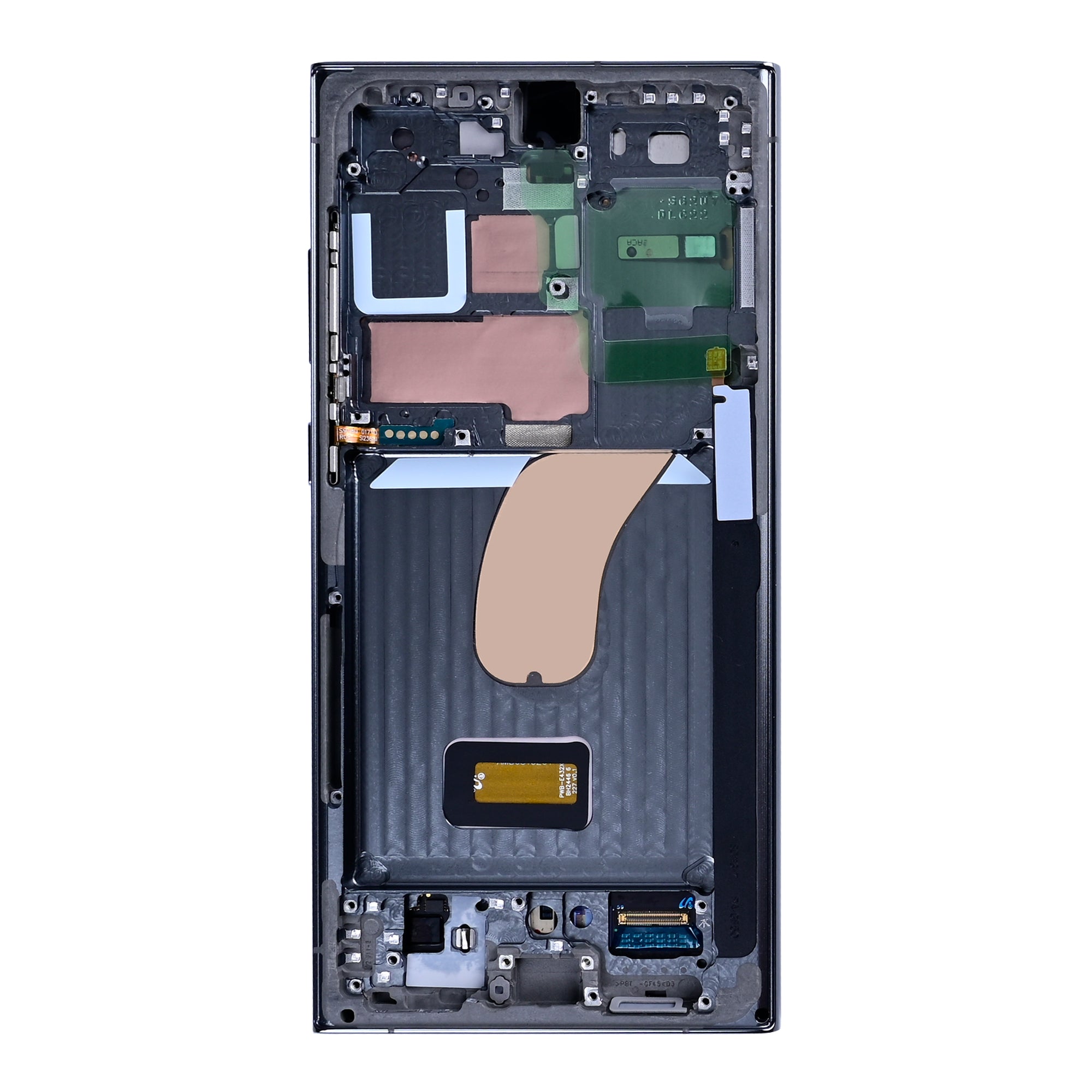 Samsung Galaxy S23 Ultra S918B Ecrã e digitalizador com moldura verde pré-montado