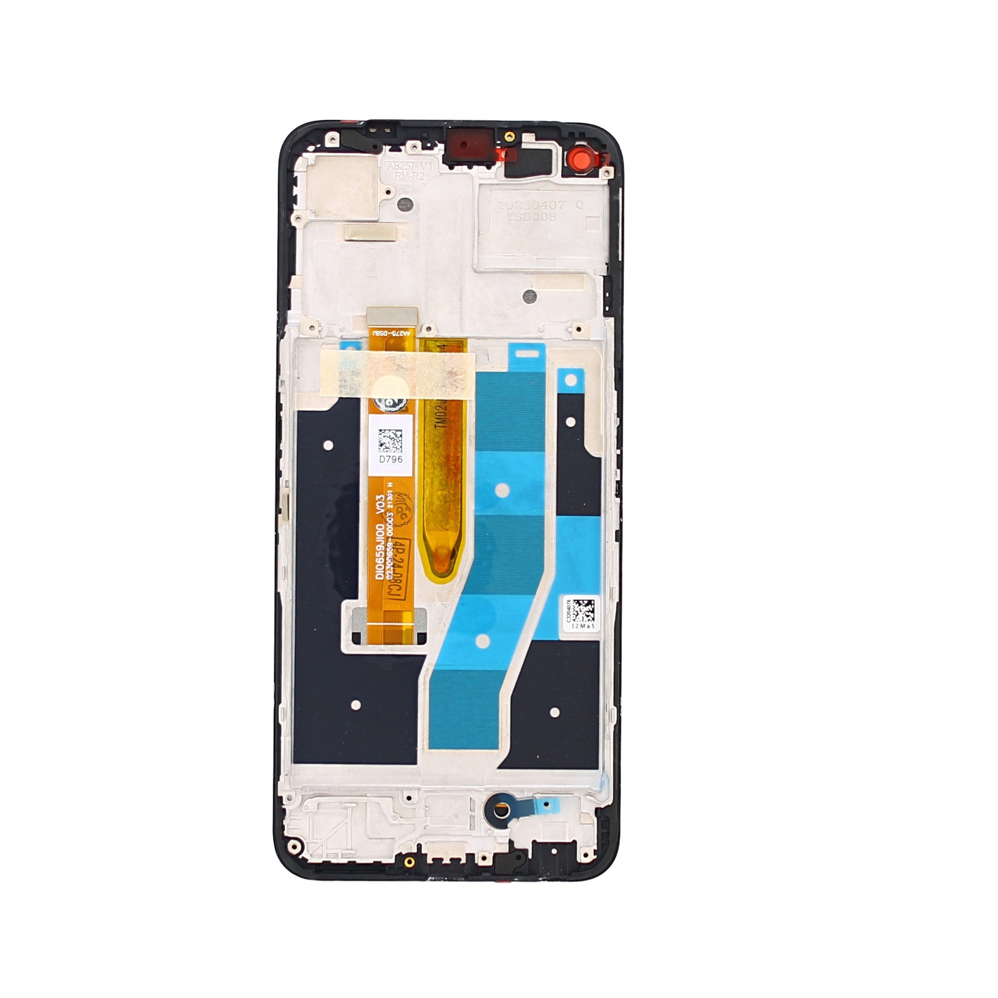 Ecrã e digitalizador Oppo K10x com moldura preta OEM