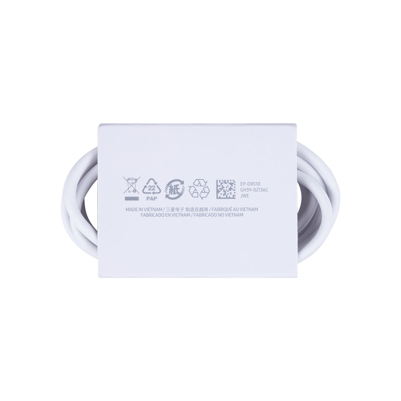 Samsung EP-DX510JWE USB-C To USBC Data Cable 180cm 5A White Original Bulk