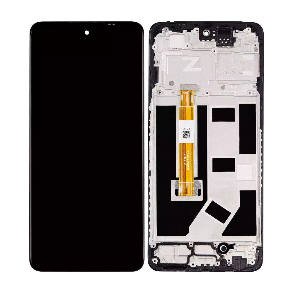 Ecrã e digitalizador Oppo A2 com moldura preta OEM