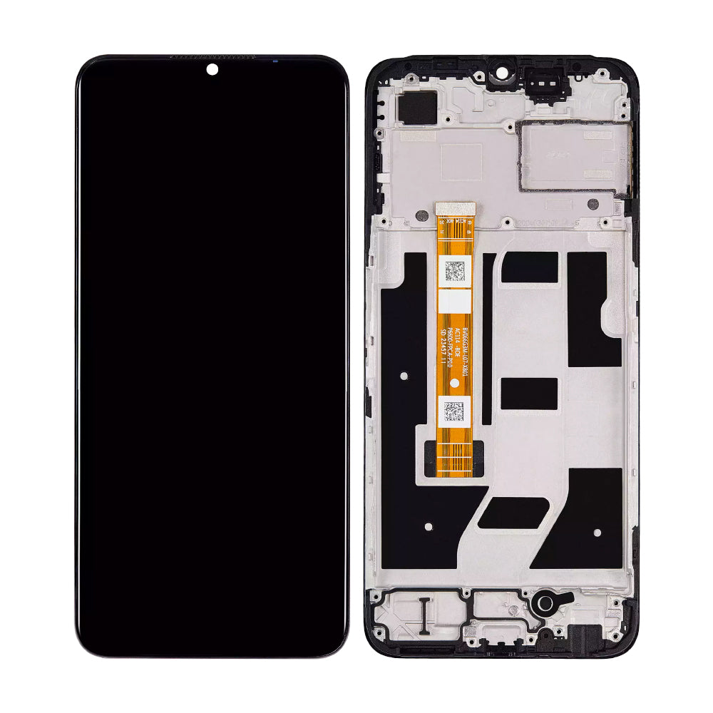 Ecrã e digitalizador Oppo A2x com moldura preta OEM