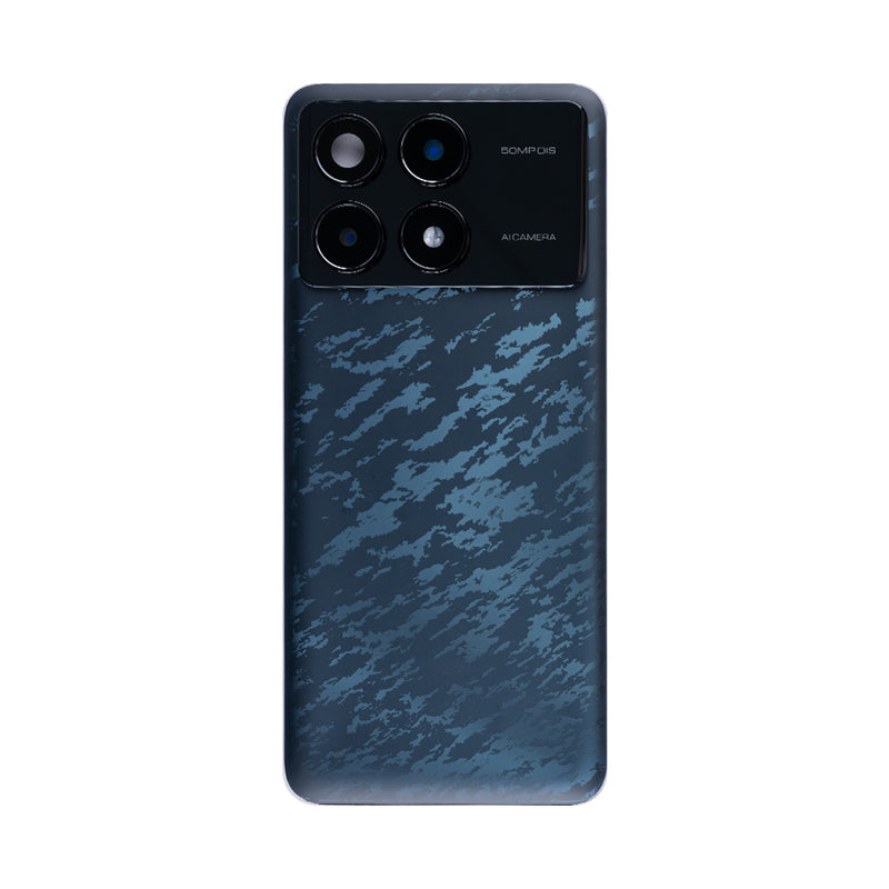 Capa traseira Xiaomi Redmi K70 com lente preta OEM