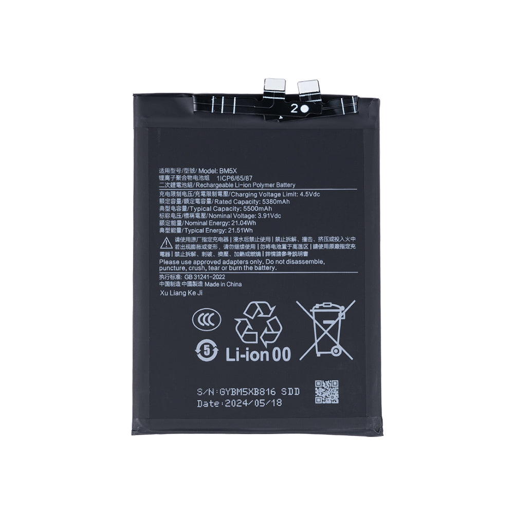 Bateria Xiaomi Redmi K70E BM5X OEM