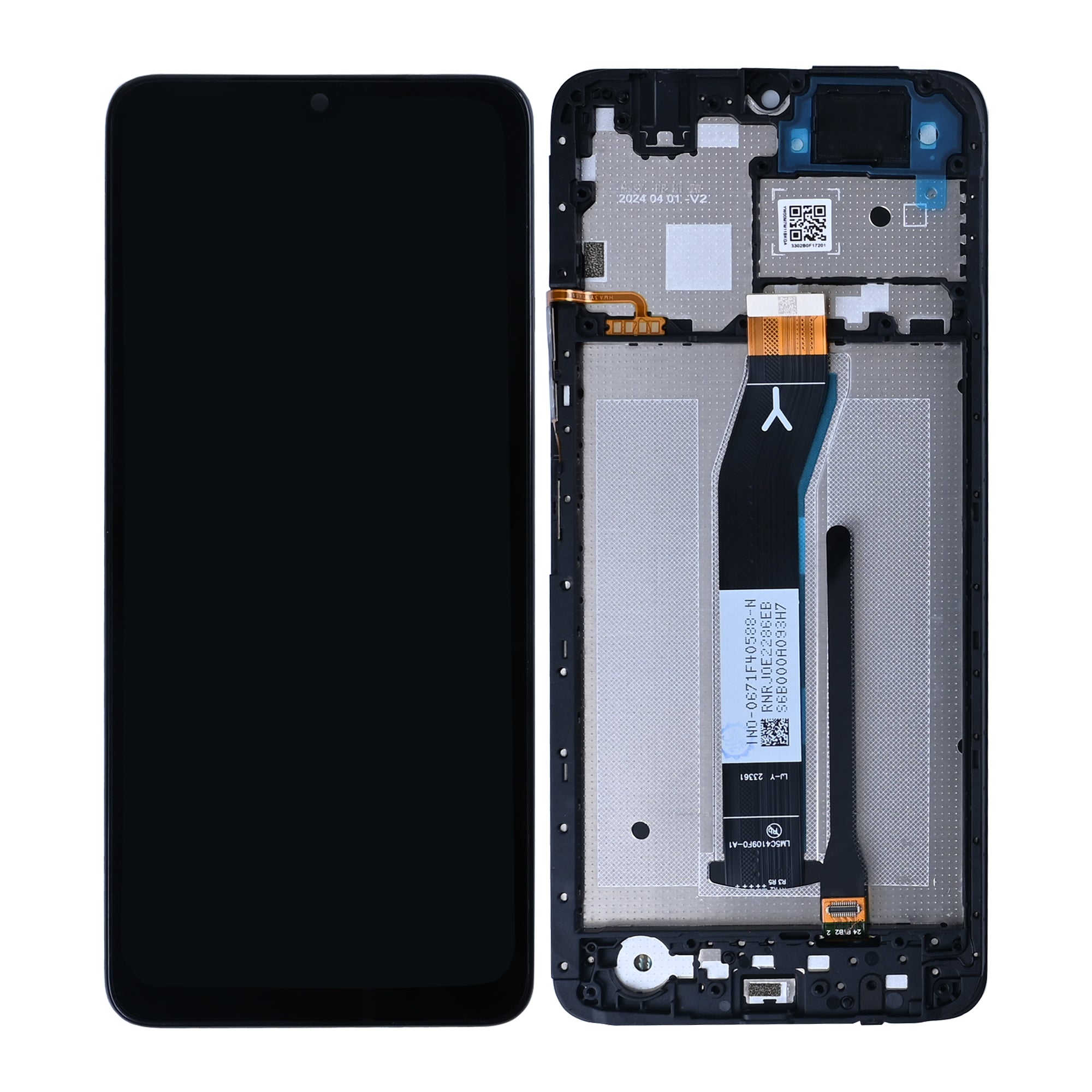 Ecrã e digitalizador Xiaomi Redmi A3 com moldura preta OEM