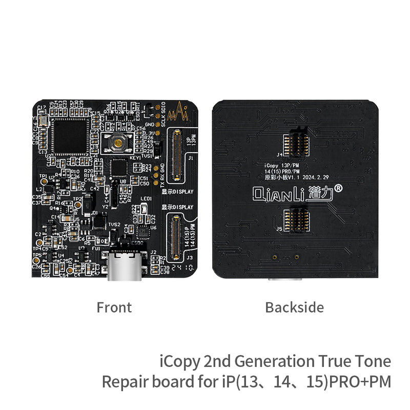 QIANLI iCopy 2nd Generation True Tone Repair Board For Apple iPhone 13 Pro, 13 Pro Max, 14 Pro, 14 Pro Max, 15 Pro, 15 Pro Max