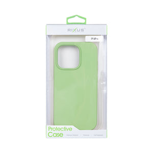 Capa para telemóvel em TPU macio Rixus For Apple iPhone 16 Pro Matcha
