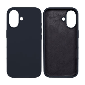 Capa de TPU macia Rixus For Apple 16 Plus Preto