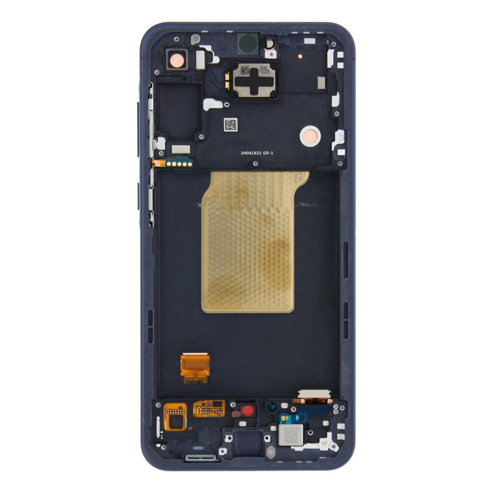 Samsung Galaxy A55 A556B Ecrã e digitalizador com moldura azul-marinho pré-montado