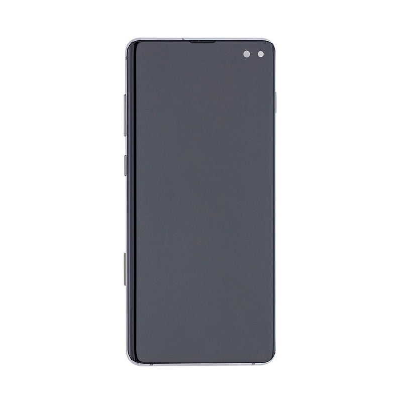 Samsung Galaxy S10 Plus G975F Ecrã e digitalizador com moldura Prisma Preto Refurbished