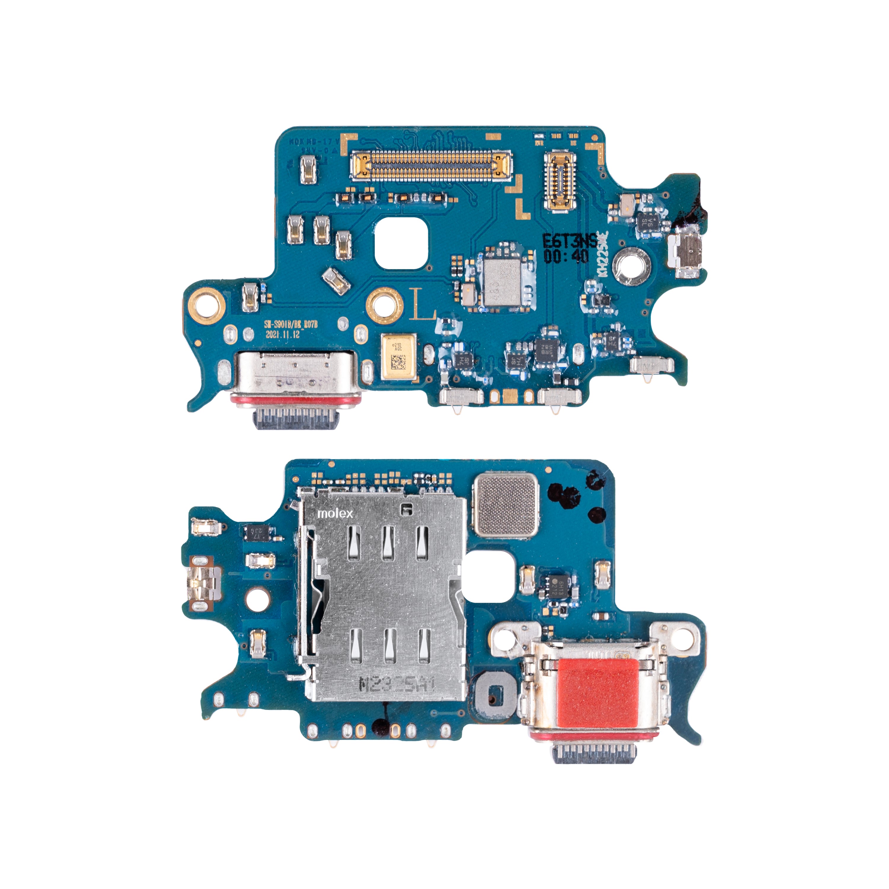 Samsung Galaxy S22 5G S901B Placa de carregamento do sistema OEM