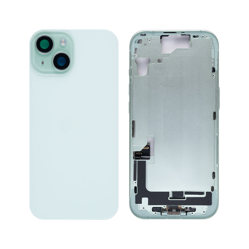 For Apple 15 Carcaça com peças pequenas Verde OEM