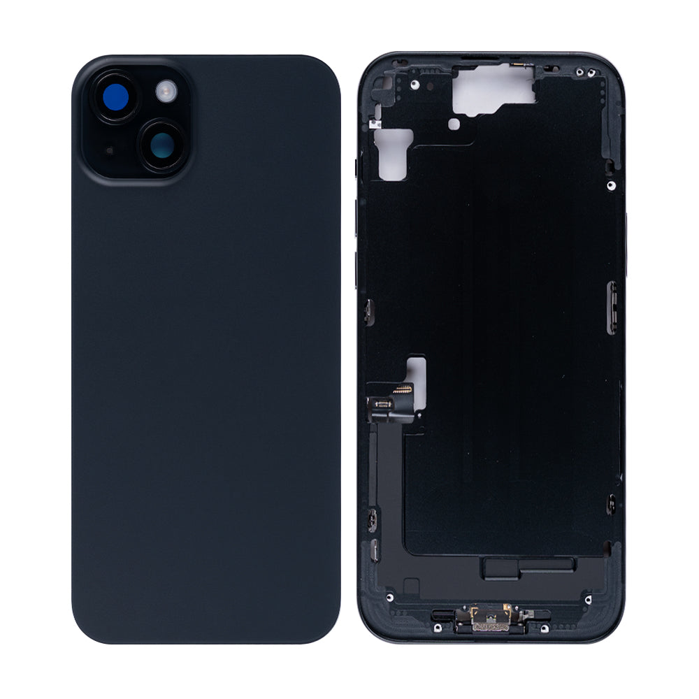 For Apple 15 Plus Carcaça com peças pequenas Preto OEM