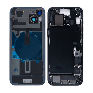 For Apple 15 Plus Carcaça com peças pequenas Preto OEM