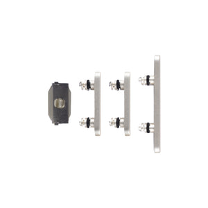 For Apple 15, 15 Plus Conjunto de botões laterais amarelos (4 unidades)