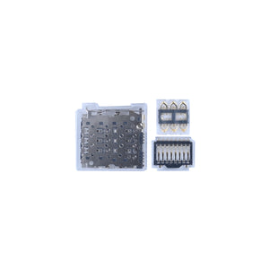 Leitor de Sim Samsung Galaxy A15 4G A155F, A15 5G A156B, A35 5G A356B, A55 5G A556B, M15 5G M156B OEM