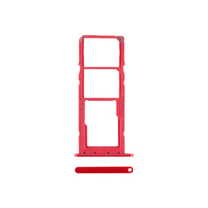 Suporte para cartão SIM Samsung Galaxy A03 A035F Vermelho OEM