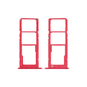 Suporte para cartão SIM Samsung Galaxy A03 A035F Vermelho OEM
