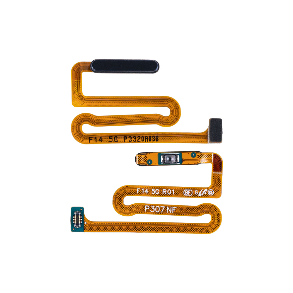 Samsung Galaxy M14 5G M146B Sensor de impressão digital flexível com botão liga/desliga azul marinho OEM