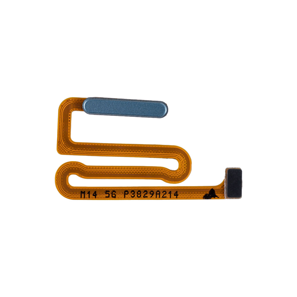 Samsung Galaxy M14 5G M146B Sensor de impressão digital flexível com botão liga/desliga azul claro OEM