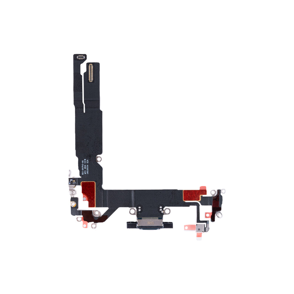For Apple iPhone 16 Sistema de carregamento Flex Preto Puxado