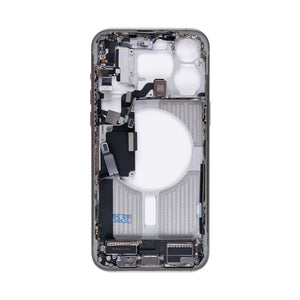For Apple 15 Pro Max Moldura Central Titânio Natural OEM