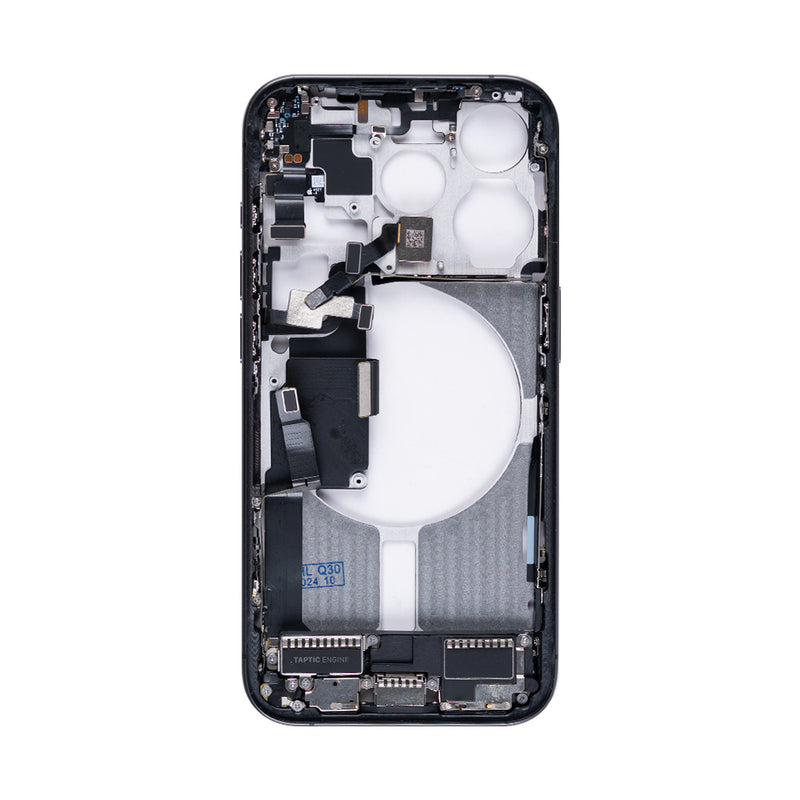 For Apple 15 Pro Moldura Central Preto Titânio OEM