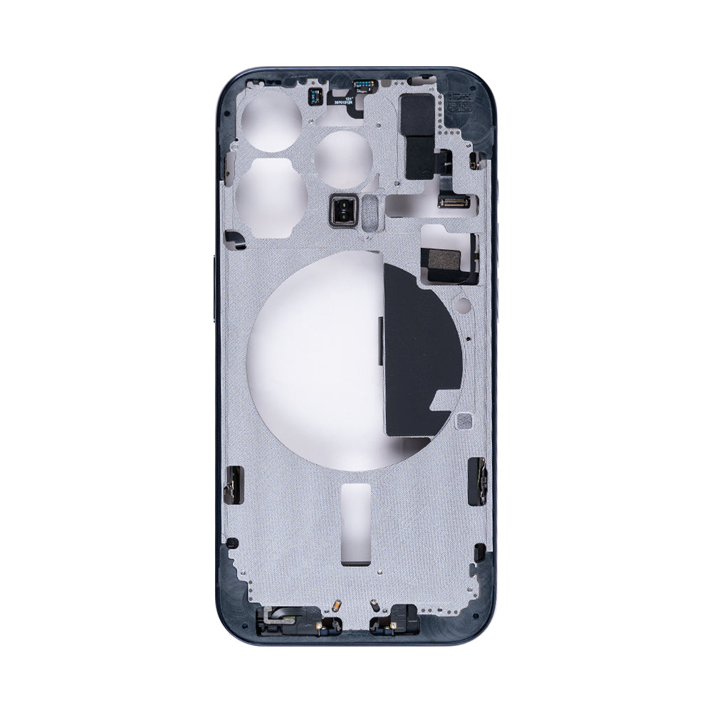 For Apple 15 Pro Moldura Central Azul Titânio OEM