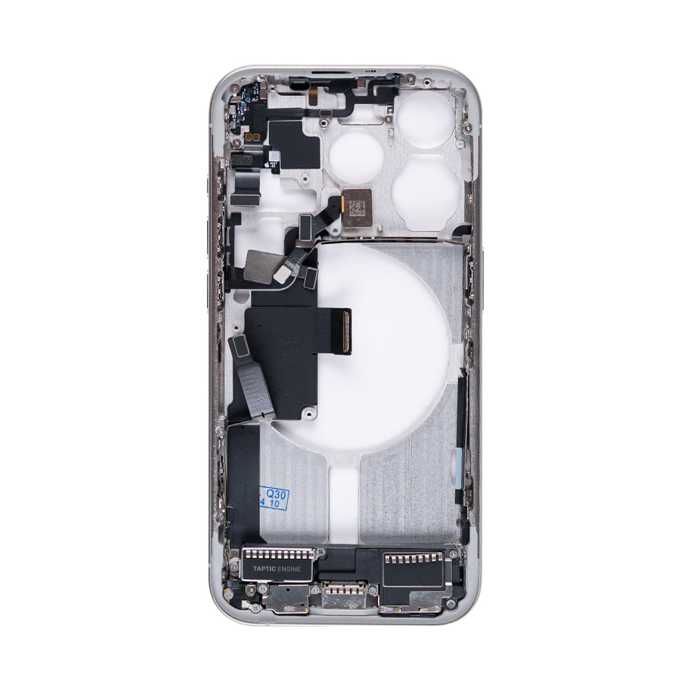 For Apple 15 Pro Moldura Central Branca Titânio OEM