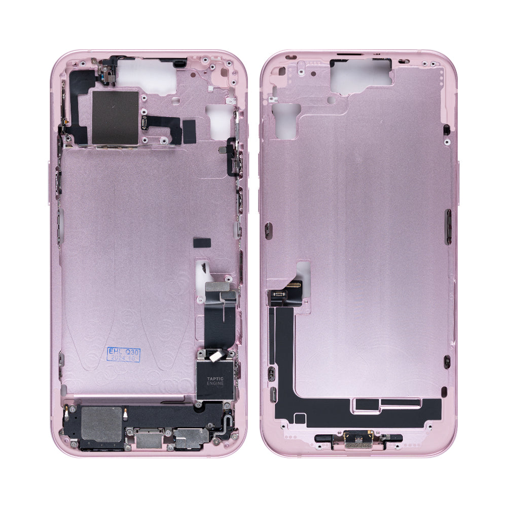 For Apple 15 Plus Moldura Central Rosa OEM