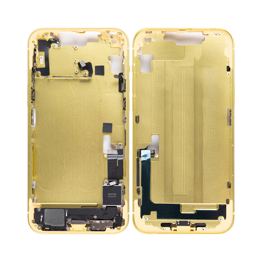 For Apple 14 Plus Moldura Central Amarela OEM