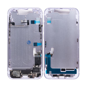 For Apple 14 Moldura Central Roxa OEM