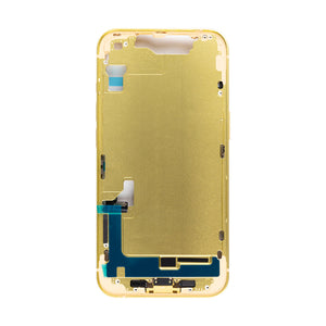 For Apple 14 Moldura Central Amarela OEM