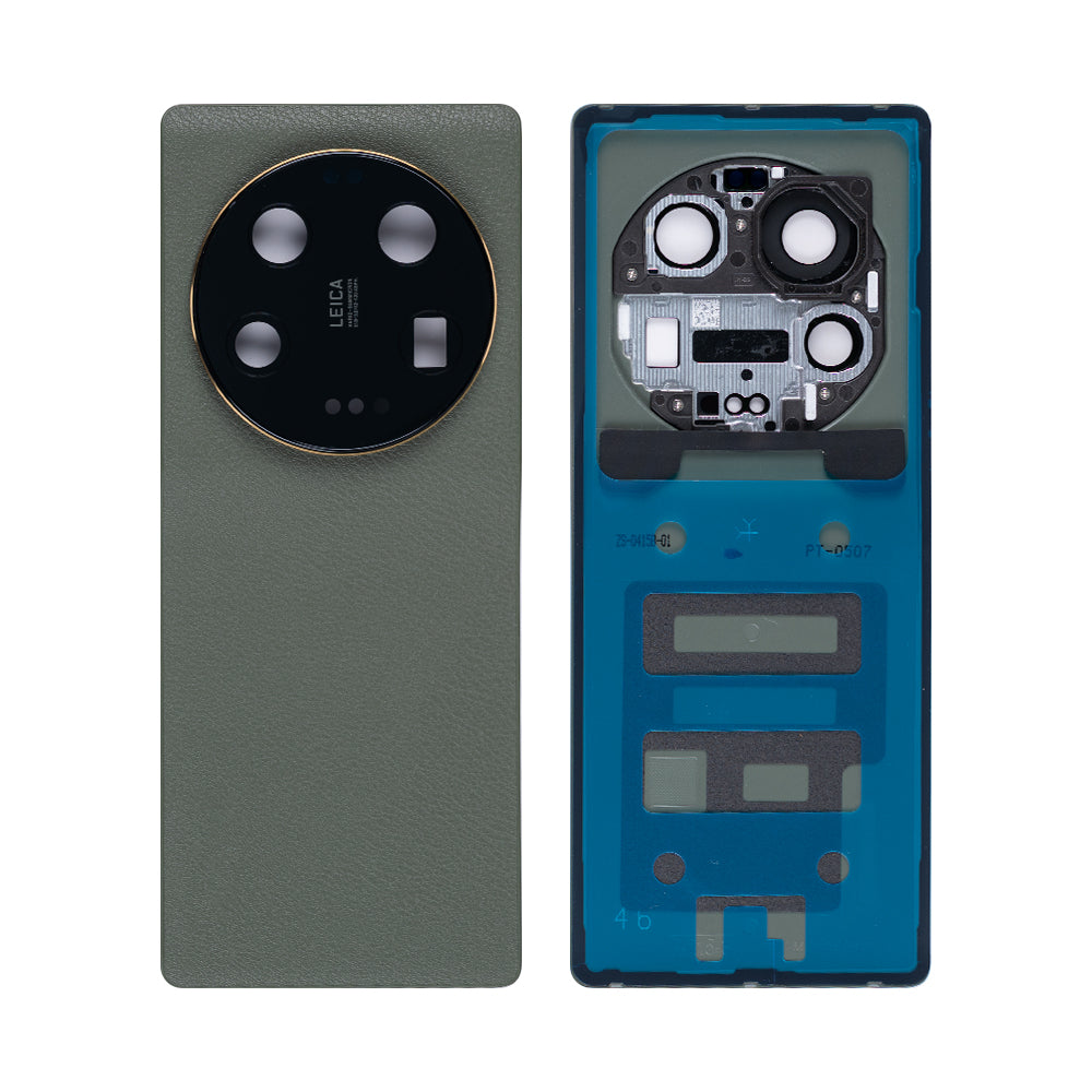 Capa traseira Xiaomi 13 Ultra com lente verde azeitona OEM