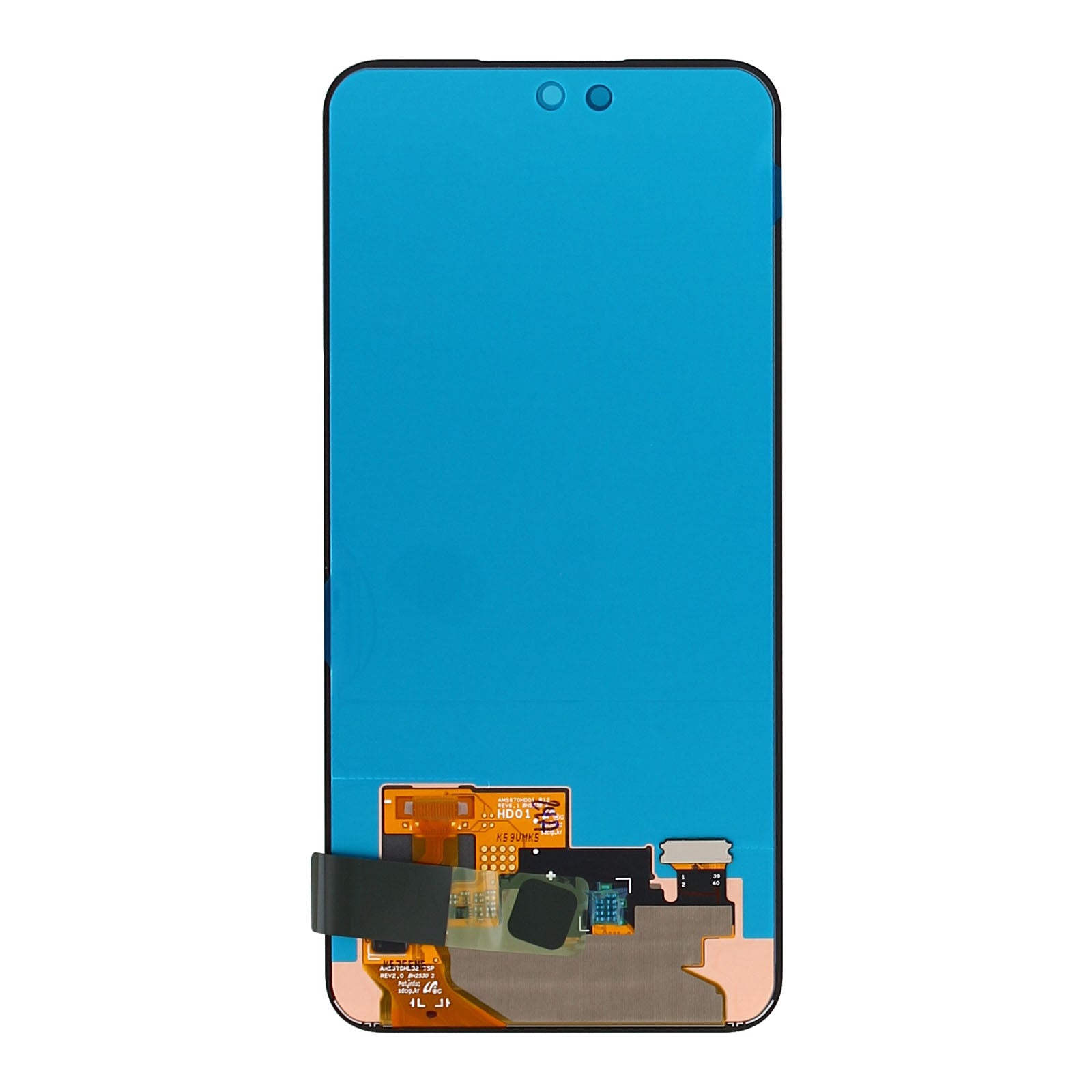 Samsung Galaxy S24 FE S721B Ecrã e digitalizador sem moldura Preto Service Pack