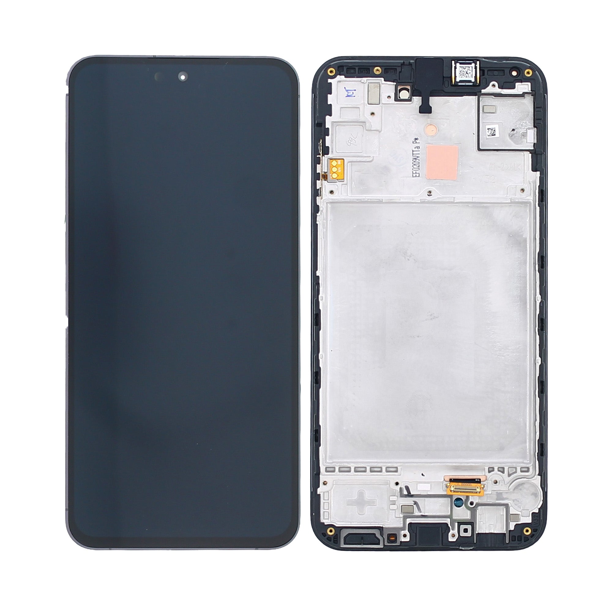 Samsung Galaxy M15 5G M156B Ecrã e digitalizador com moldura Service Pack cinzento