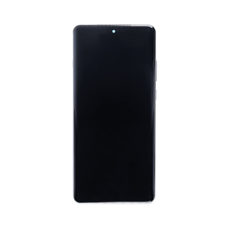 Ecrã e digitalizador OnePlus 12 com moldura prateada OEM