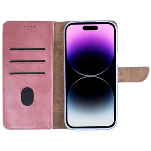 Estante de livros Rixus For Apple iPhone 14 Pro Max Rosa