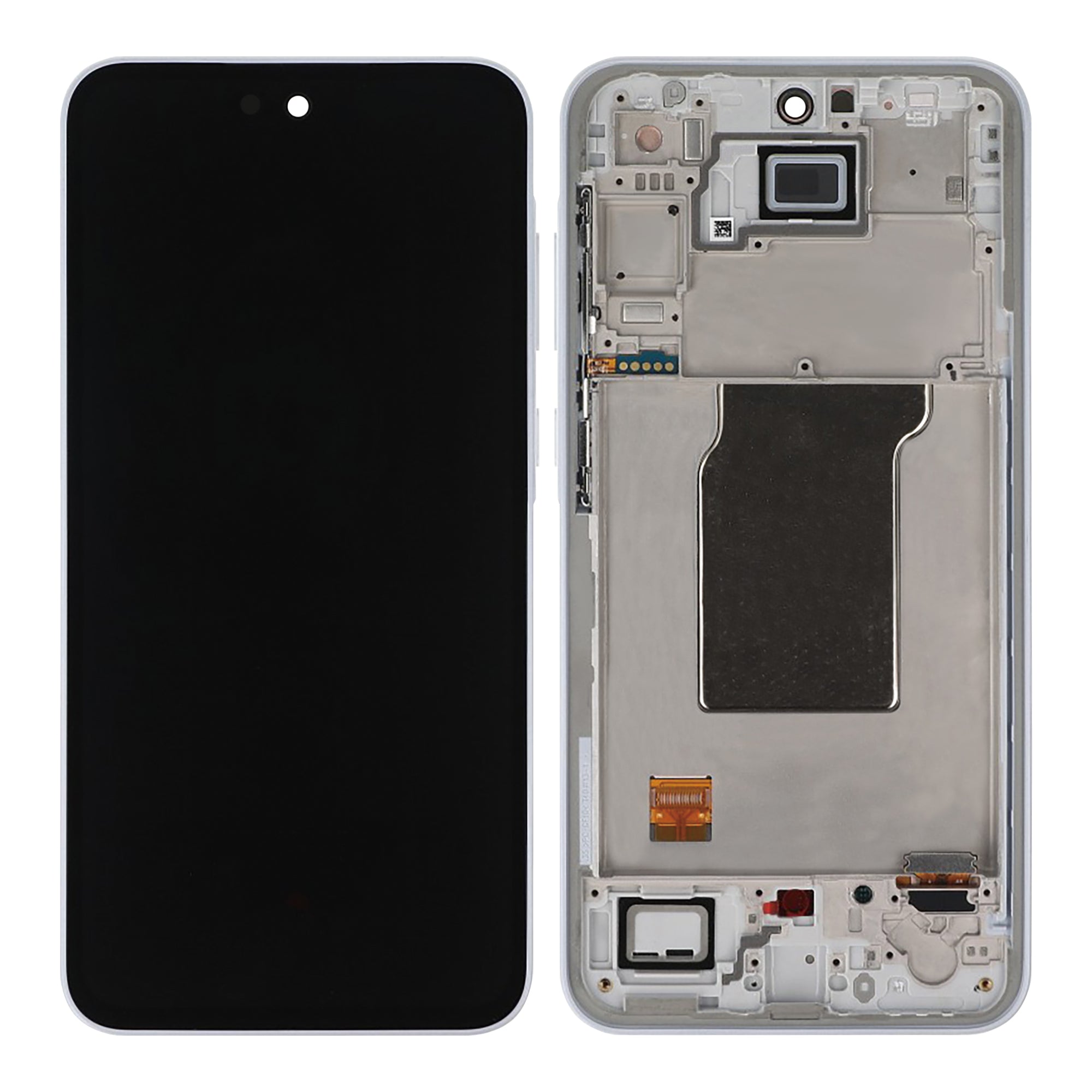 Samsung Galaxy A35 A356B Ecrã e digitalizador com moldura Iceblue pré-montado