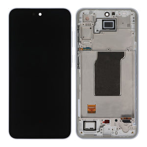 Samsung Galaxy A35 A356B Ecrã e digitalizador com moldura Iceblue pré-montado