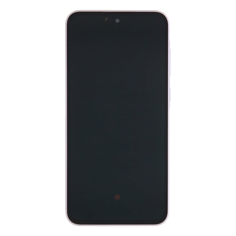 Samsung Galaxy A35 A356B Ecrã e digitalizador com moldura lilás pré-montado